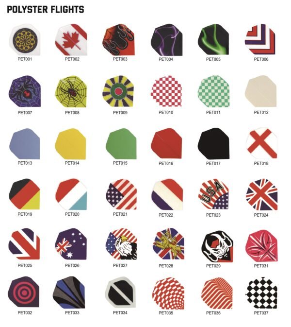PET Dart flights customization