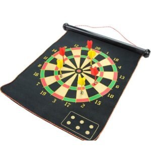 Roll-up magnetic dartboard